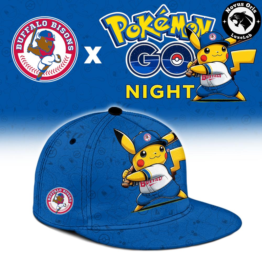 Buffalo Bisons x Pokemon GO Night Limited Edition Baseball Jersey