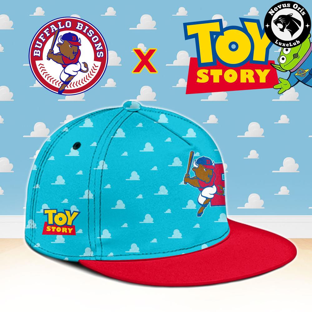 Buffalo Bisons x Toy Story Night Woody Buzz Lightyear Custom Baseball Jersey