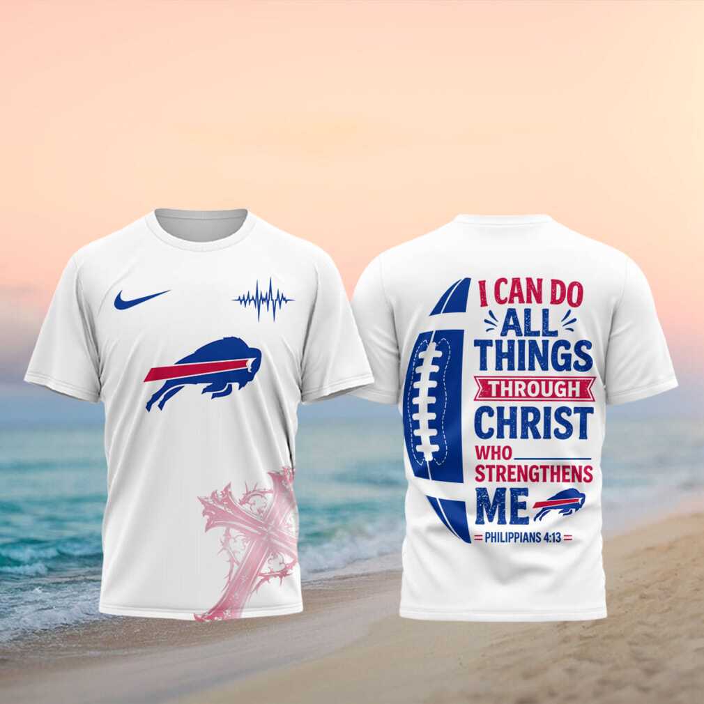 Buffalo Football Cross Faith Bible Verse Shirt