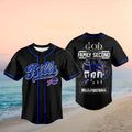 Buffalo Football God First Family Second Baseball Shirt - Limotees LLC