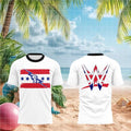 CM Punk Fist Lightning Bolt WWE London Tour White Retro Style Men Women Shirt - Limotees LLC