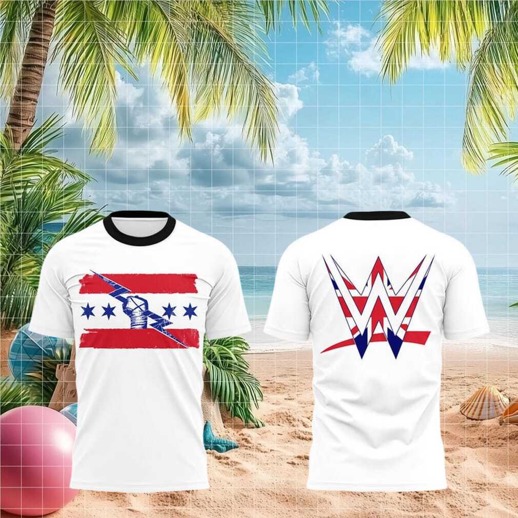 CM Punk Fist Lightning Bolt WWE London Tour White Retro Style Men Women Shirt - Limotees LLC