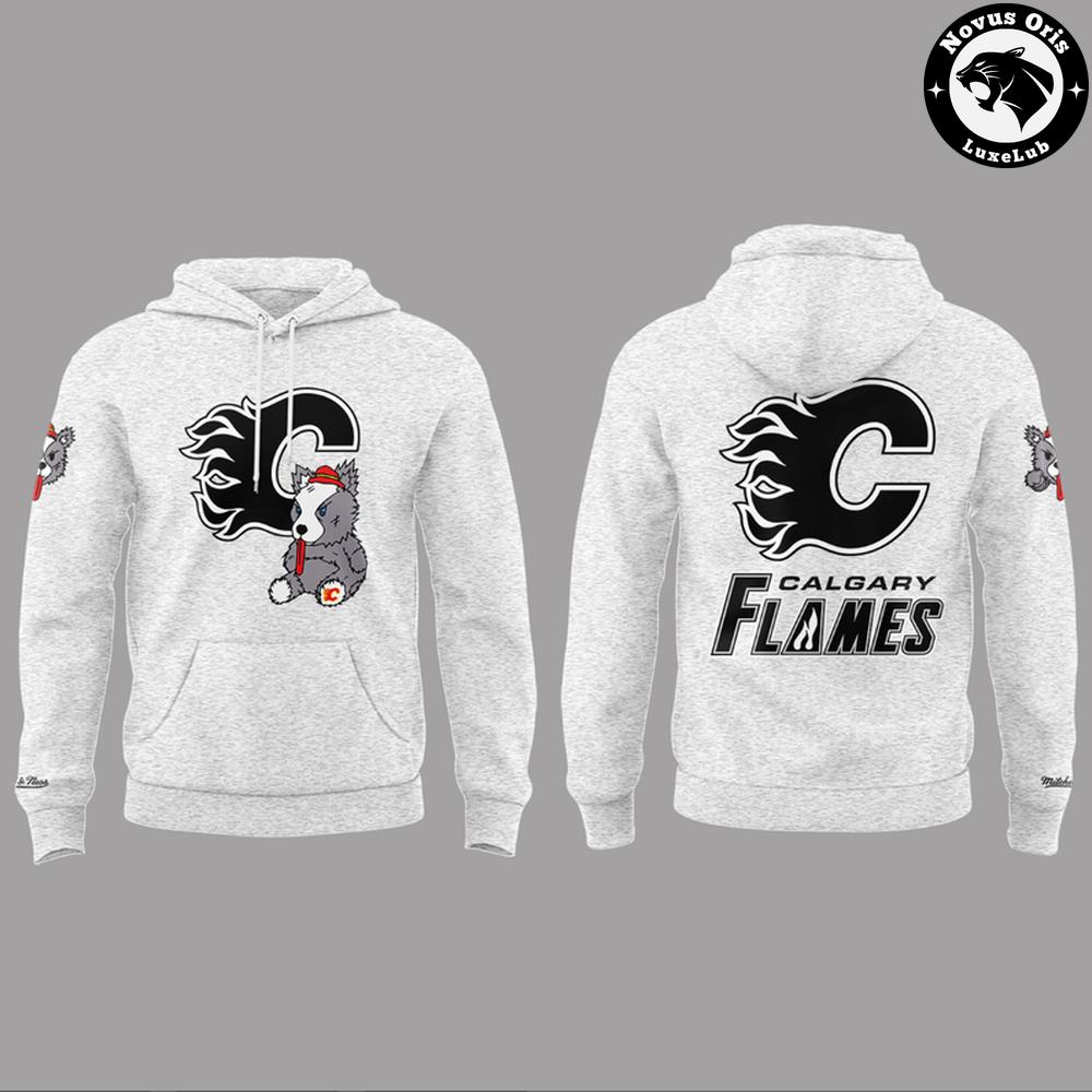 Calgary Flames NHL Harvey the Hound Limited Edition Hoodie