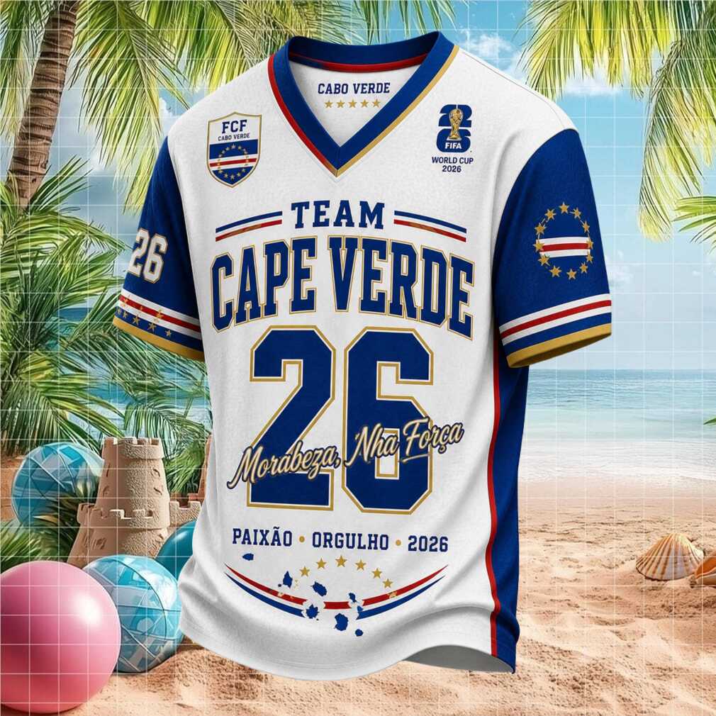 Cape Verde Soccer Fan Shirt 2026 World Cup Graphic Shirt - Limotees LLC