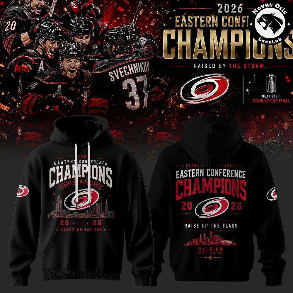 Carolina Hurricanes 2026 Eastern Conference Champions Hoodie