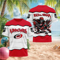 Carolina Hurricanes Hockey Skull Puck Yeah Shirt