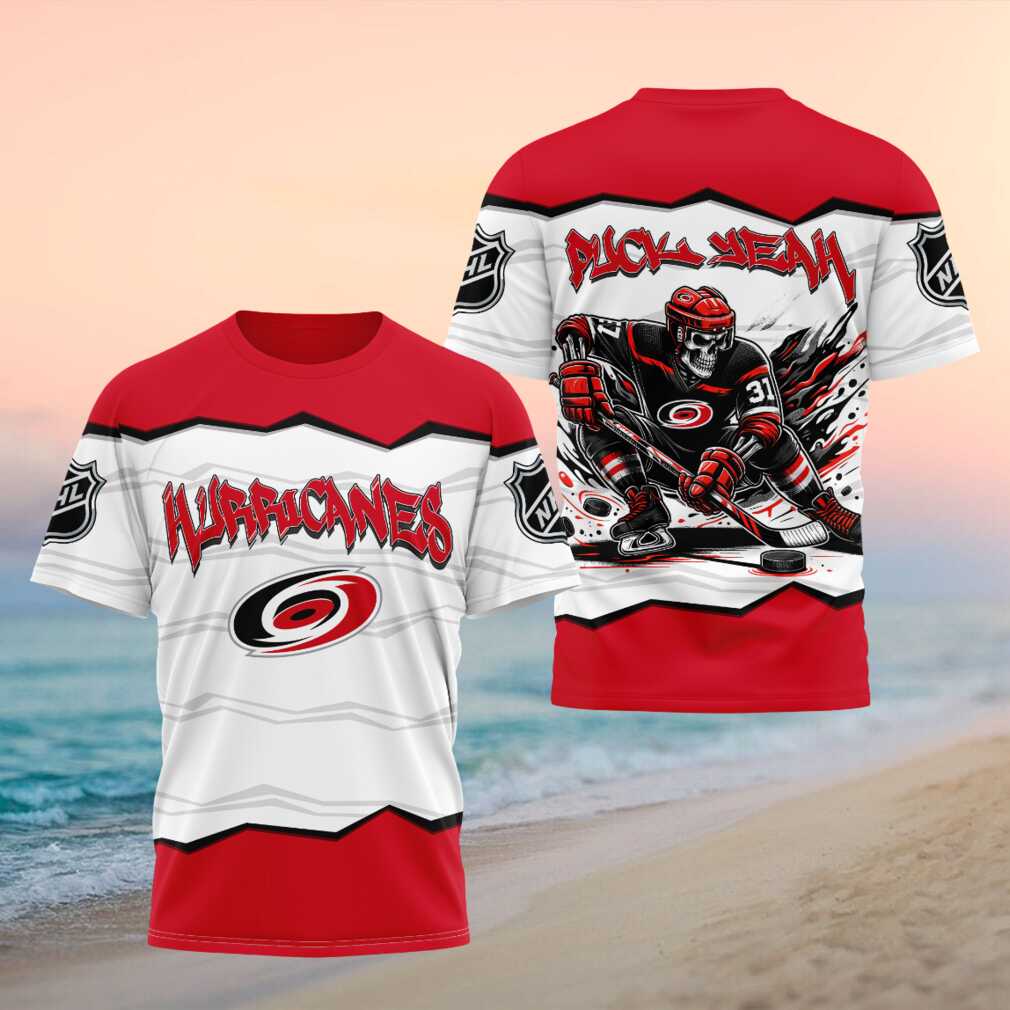 Carolina Hurricanes Hockey Skull Puck Yeah Shirt