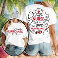 Carolina Hurricanes Nurse Medical Stethoscope Hockey Shirt