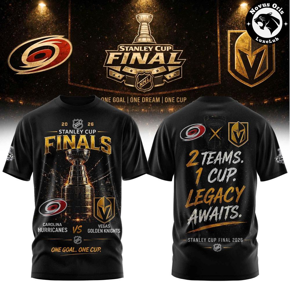 Carolina Hurricanes Vs Vegas Golden Knights 2026 Stanley Cup Finals T-Shirt