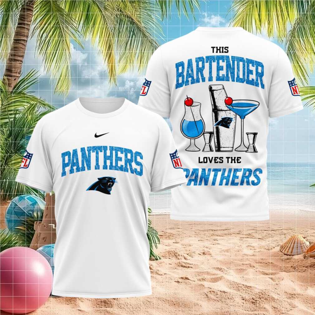 Carolina Panthers Bartender Mixed Drink Fan Apparel Shirt - Limotees LLC