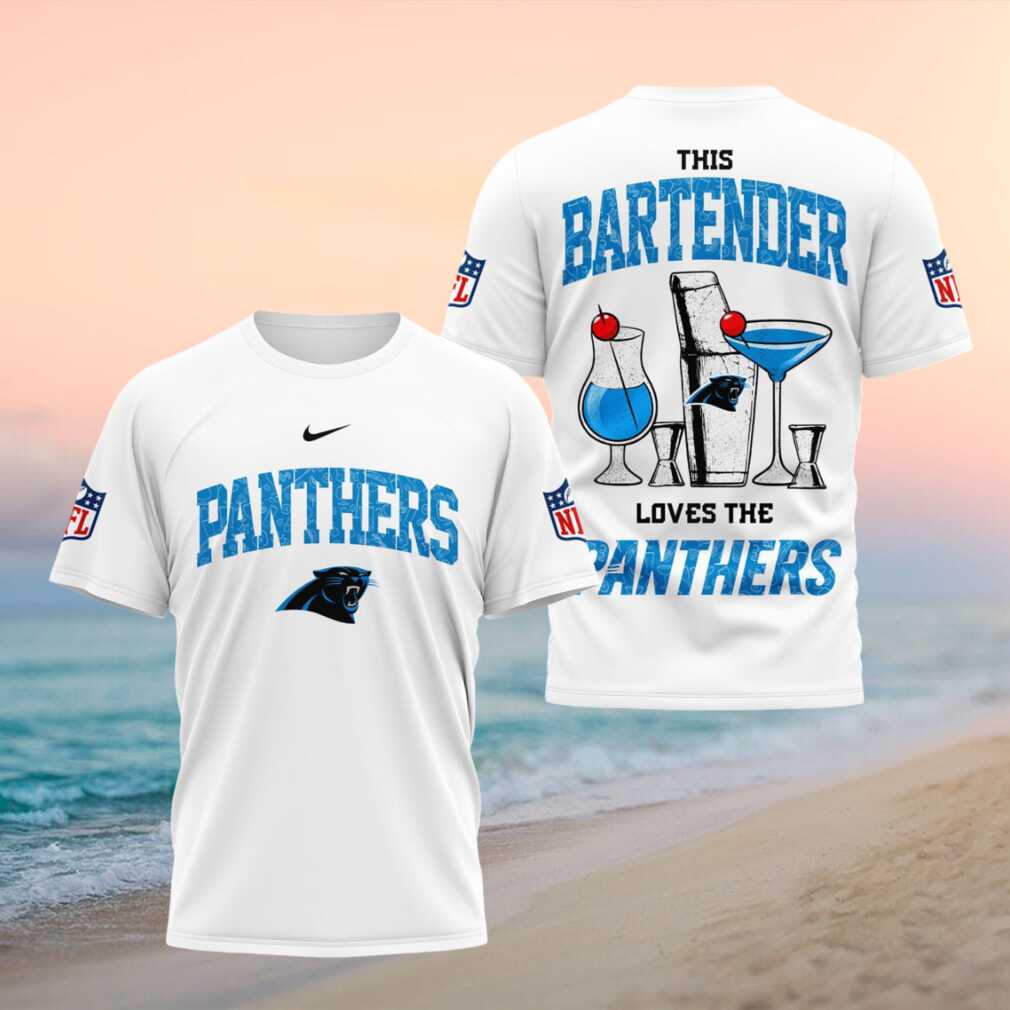 Carolina Panthers Bartender Mixed Drink Fan Apparel Shirt - Limotees LLC