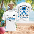 Carolina Panthers Football Skull No Shoes Nation Shirt