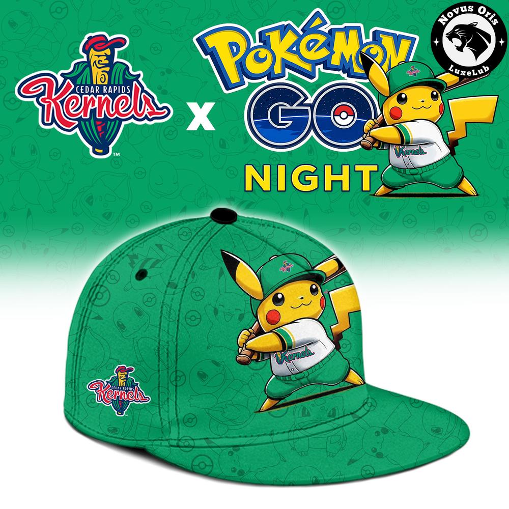 Cedar Rapids Kernels x Pokemon GO Night 2026 Limited Edition Baseball Jersey