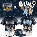 Charleston RiverDogs x Bluey Night Limited Edition Baseball Jersey