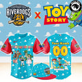 Charleston RiverDogs x Toy Story Night Pixar Cartoon Custom Baseball Jersey