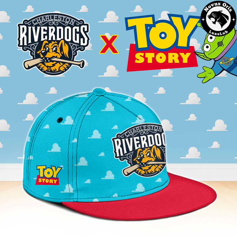 Charleston RiverDogs x Toy Story Night Pixar Cartoon Custom Baseball Jersey