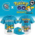 Charlotte Knights x Pokemon GO Night Limited Edition Baseball Jersey