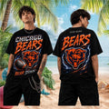 Chicago Bears Bear Down Football Vintage Retro Lightning Impact Men Women Fans Shirt - Limotees LLC