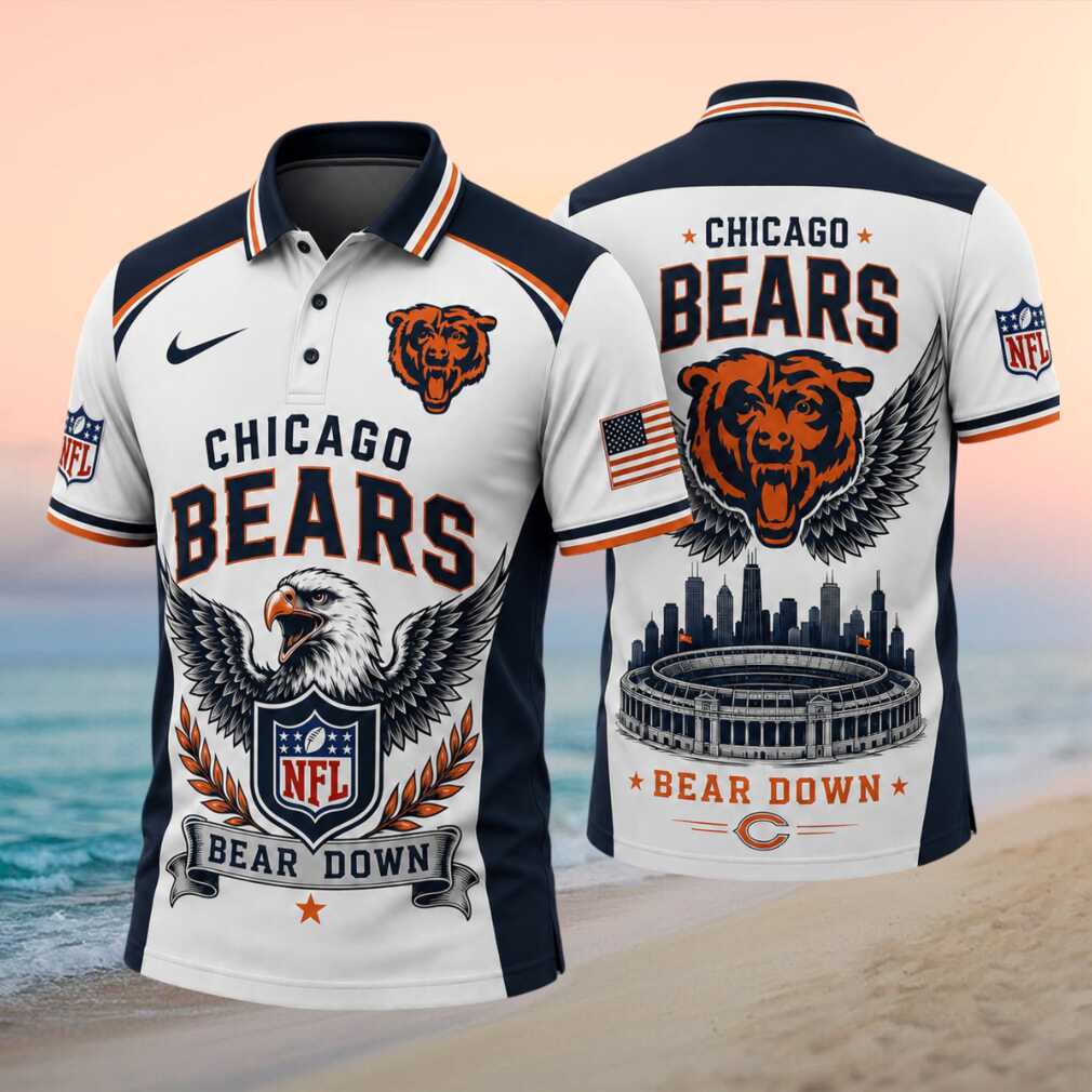 Chicago Bears Bear Wing Bear Down Stadium Shirt - Limotees LLC