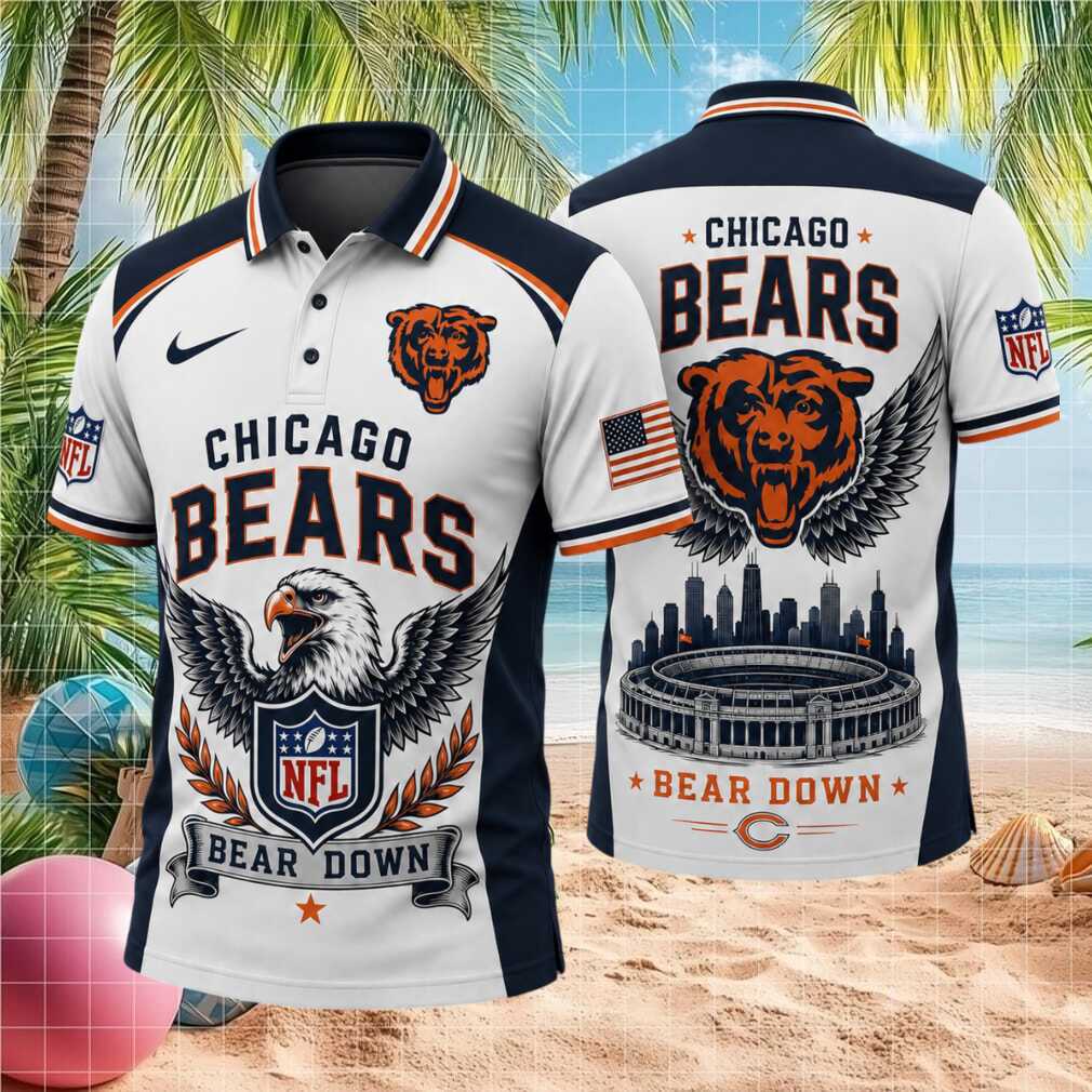 Chicago Bears Bear Wing Bear Down Stadium Shirt - Limotees LLC