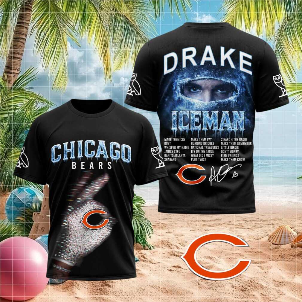 Chicago Bears Drake Iceman Hip Hop Football Shirt