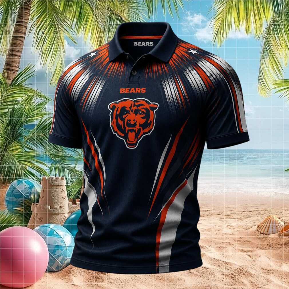 Chicago Bears Football Team Mascot Sports Fan Polo Shirt - Limotees LLC