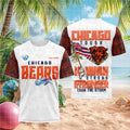 Chicago Bears Hawaiian Shirt Maui Strong Turtle Shirt