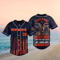 Chicago Bears Hummingbird Breast Cancer Faith Baseball Shirt