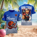 Chicago Bears Popeye Coca Cola Drink Strong Football Shirt