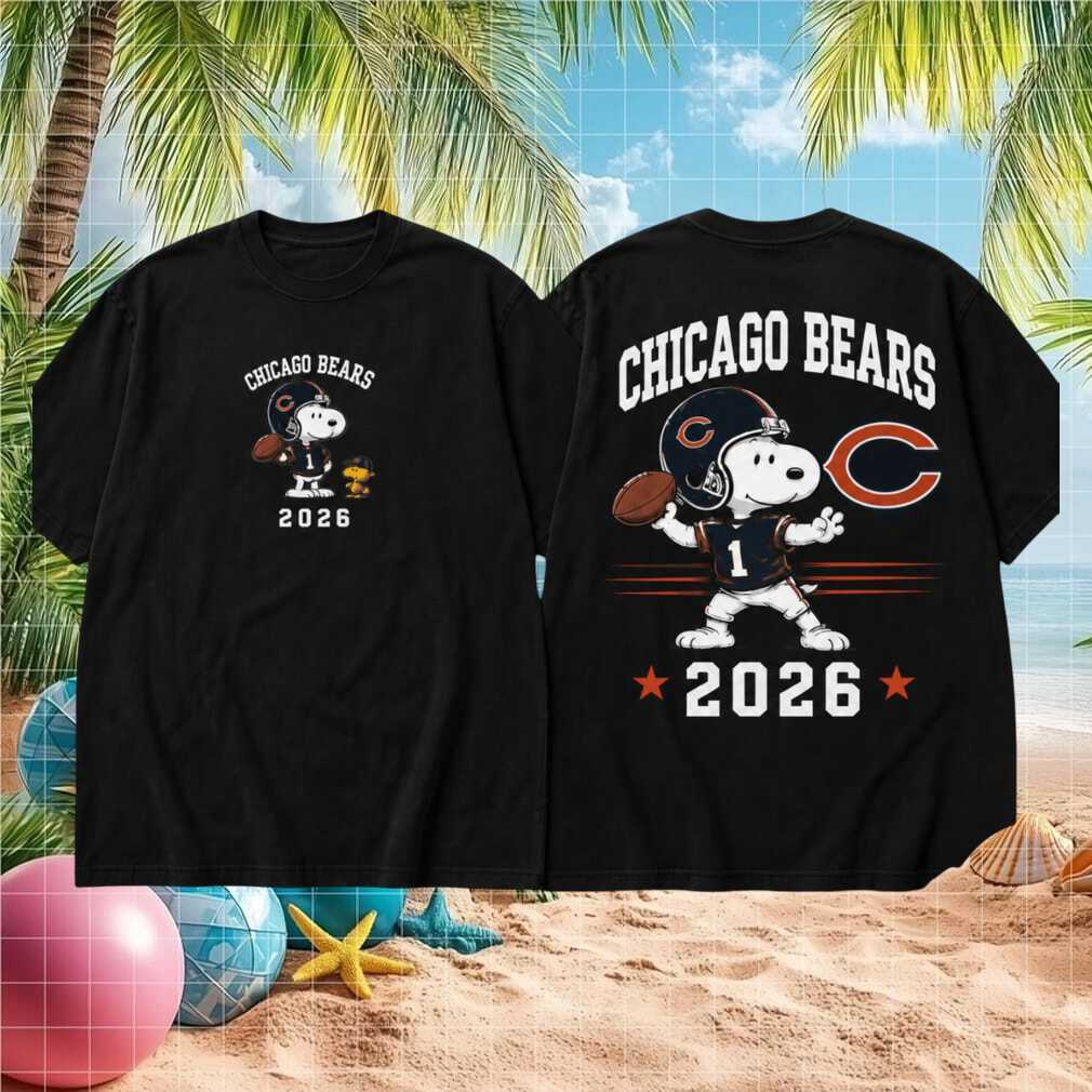Chicago Bears Snoopy Football 2026 Vintage Shirt - Limotees LLC