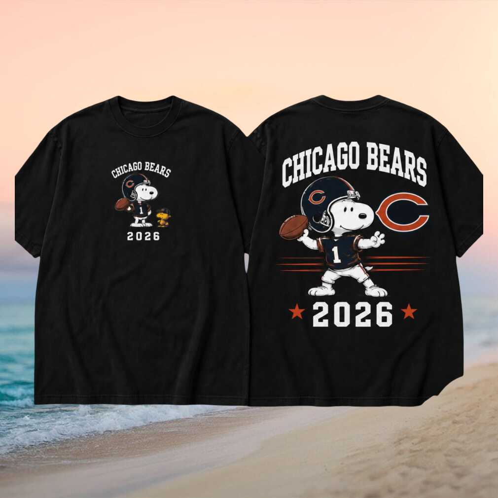Chicago Bears Snoopy Football 2026 Vintage Shirt - Limotees LLC