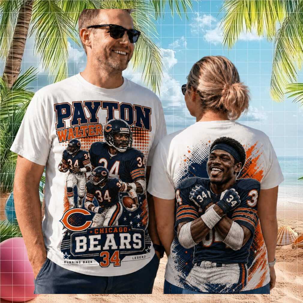 Chicago Bears Walter Payton Running Back Legend Football Shirt