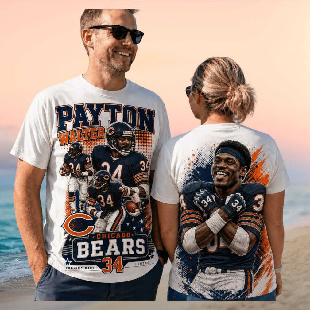 Chicago Bears Walter Payton Running Back Legend Football Shirt