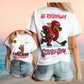 Chicago Blackhawks Scooby Doo Hockey Cartoon Fan Shirt