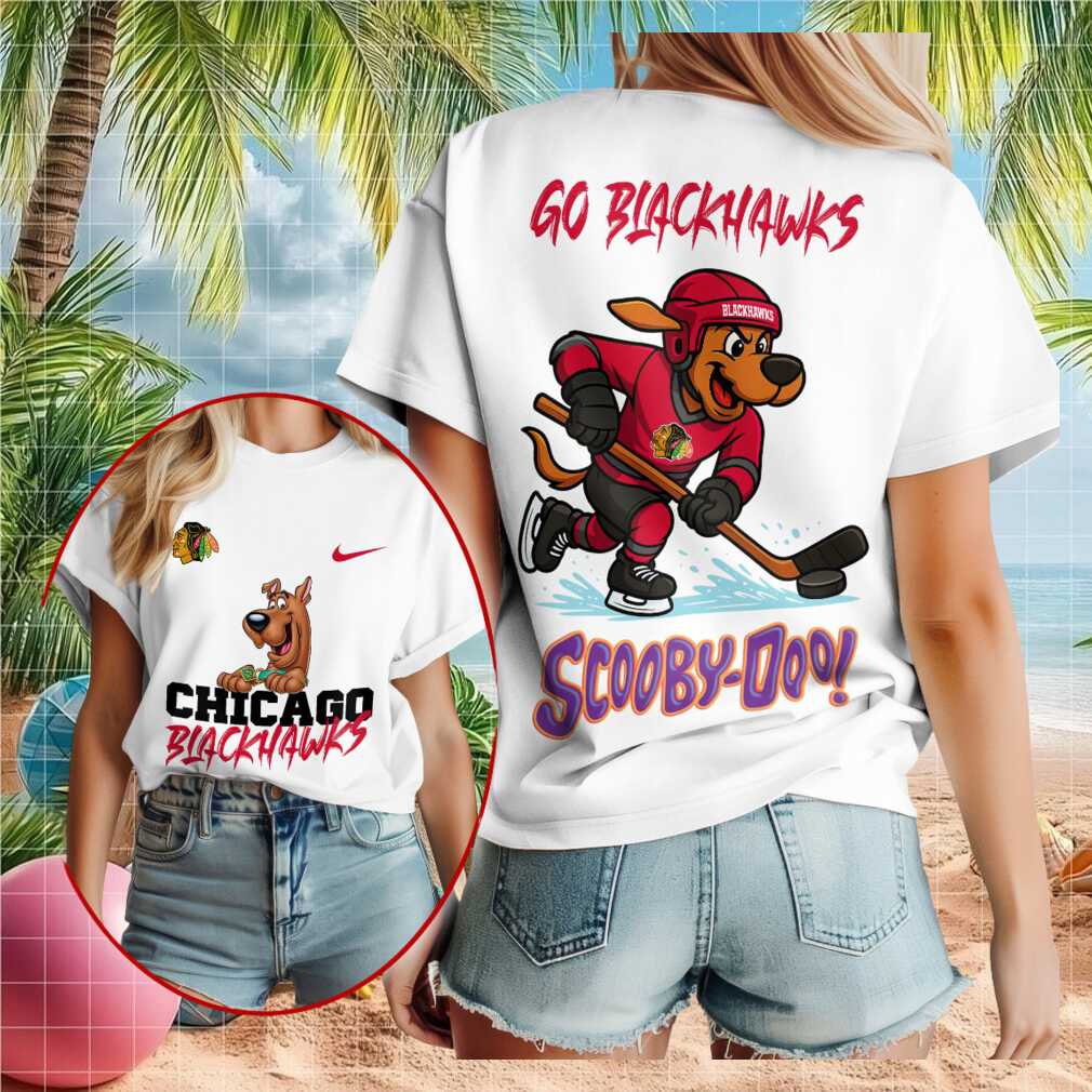 Chicago Blackhawks Scooby Doo Hockey Cartoon Fan Shirt