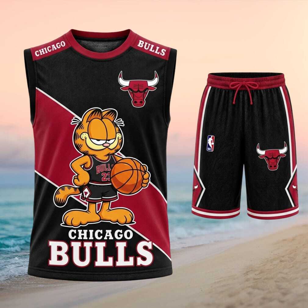 Chicago Bulls Garfield Basketball Shirt