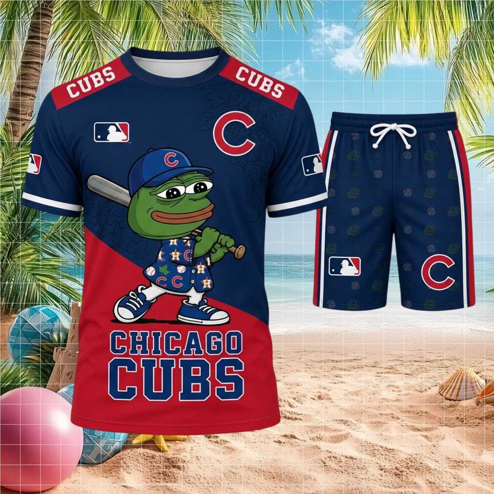 Chicago Cubs Frog Baseball Mascot Shirt