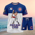Chicago Cubs Mr Bean Mascot Baseball Shorts Shirt