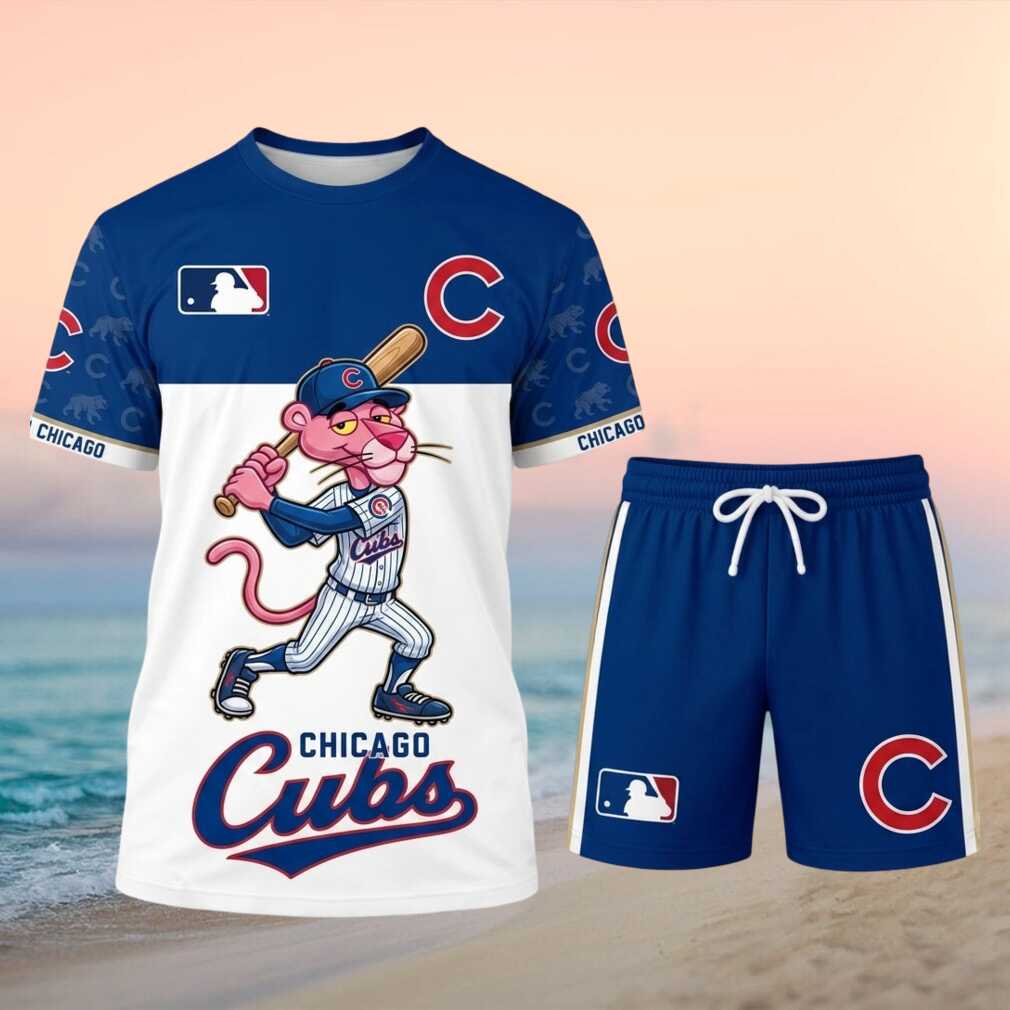 Chicago Cubs Pink Panther Baseball Shirt
