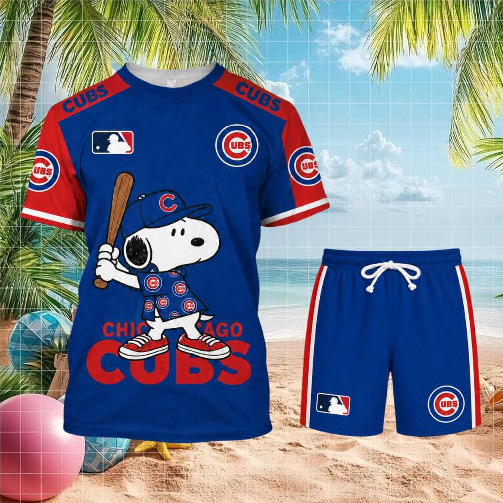 Chicago Cubs Snoopy Baseball Shirt