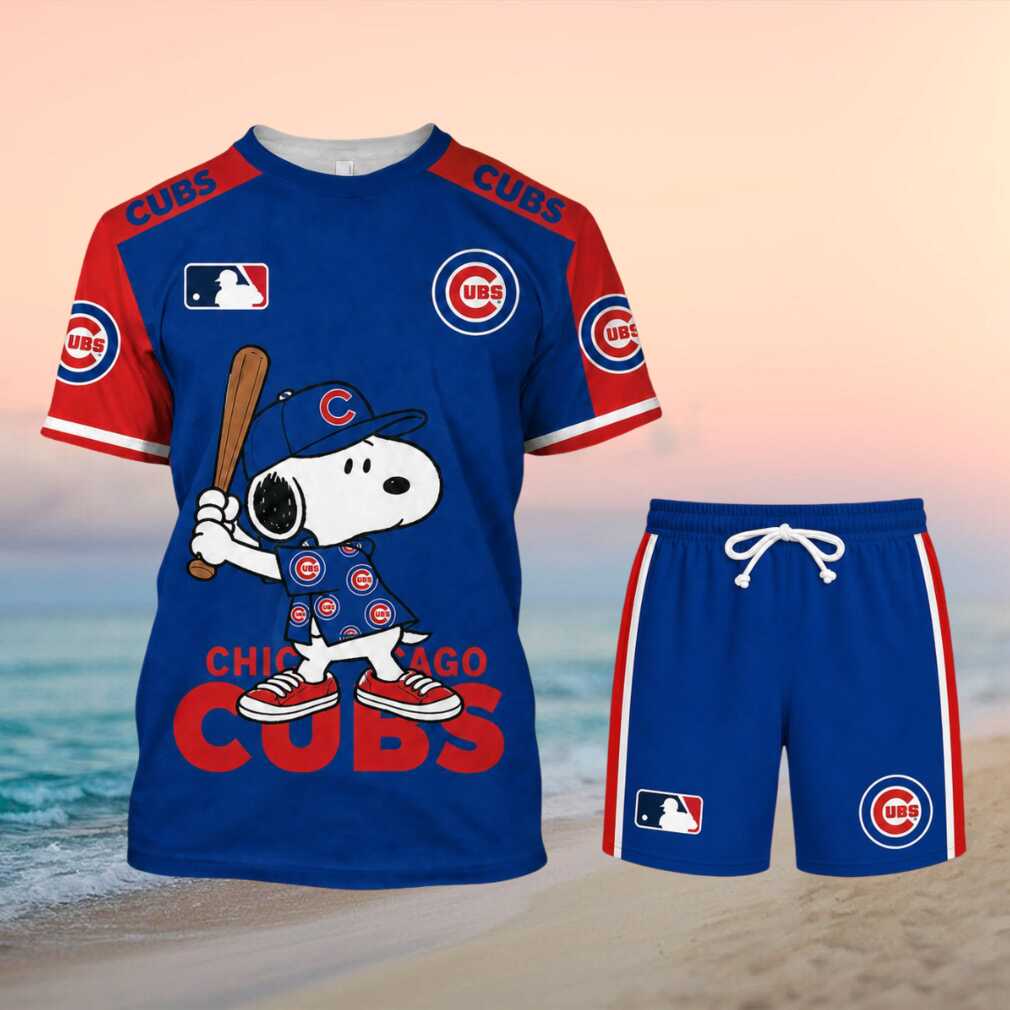 Chicago Cubs Snoopy Baseball Shirt
