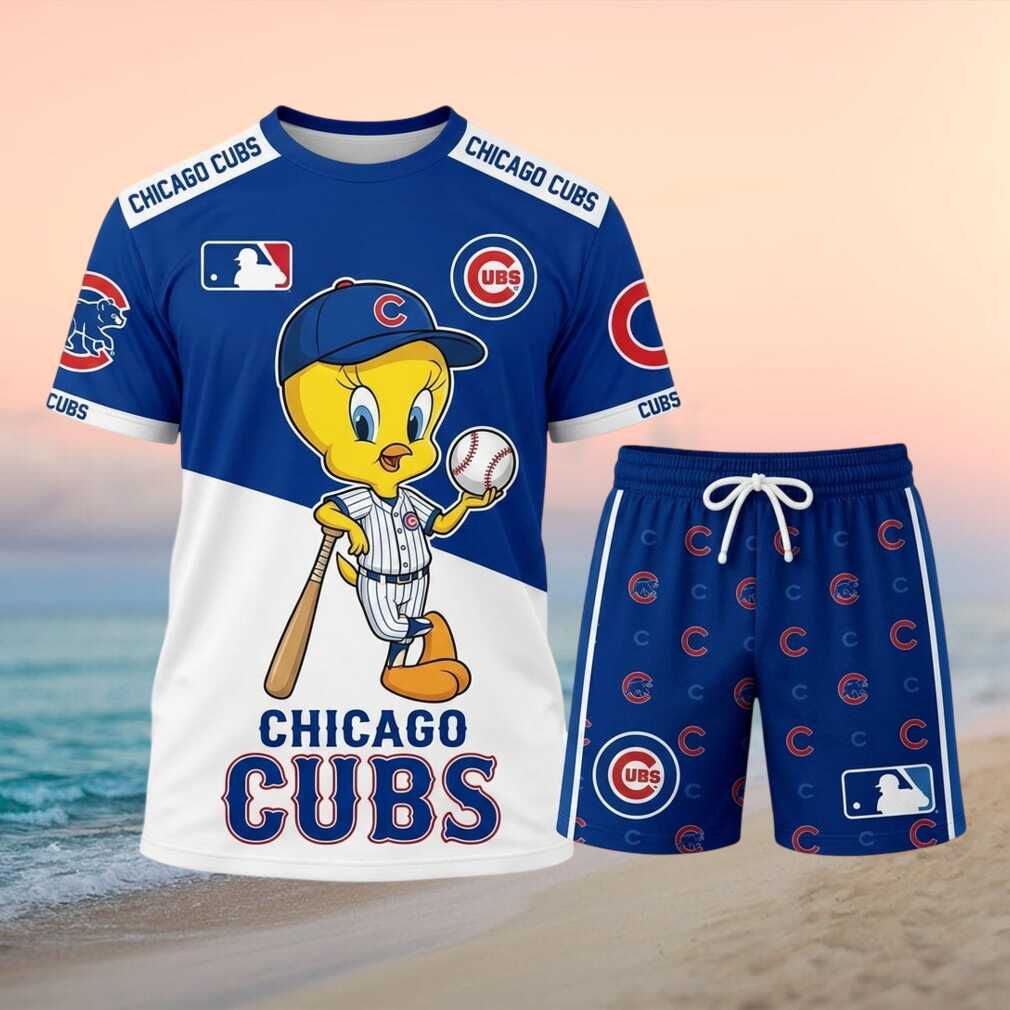 Chicago Cubs Tweety Bird Mascot Baseball Uniform Outfit