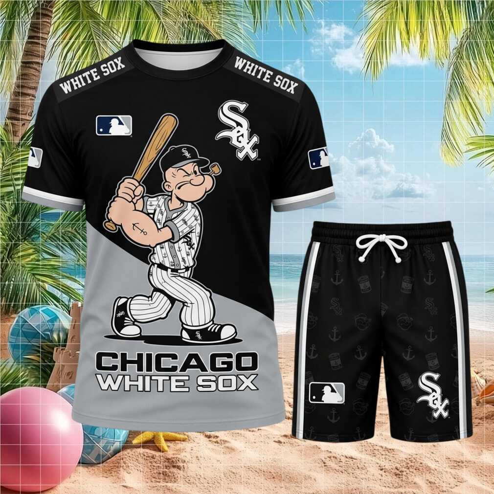 Chicago White Sox Popeye Baseball Sport Shirt