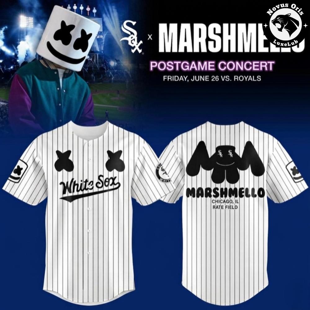 Chicago White Sox x Marshmello Postgame Concert Limited Edition Baseball Jersey
