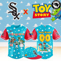 Chicago White Sox x Toy Story Night Woody Buzz Lightyear Custom Baseball Jersey