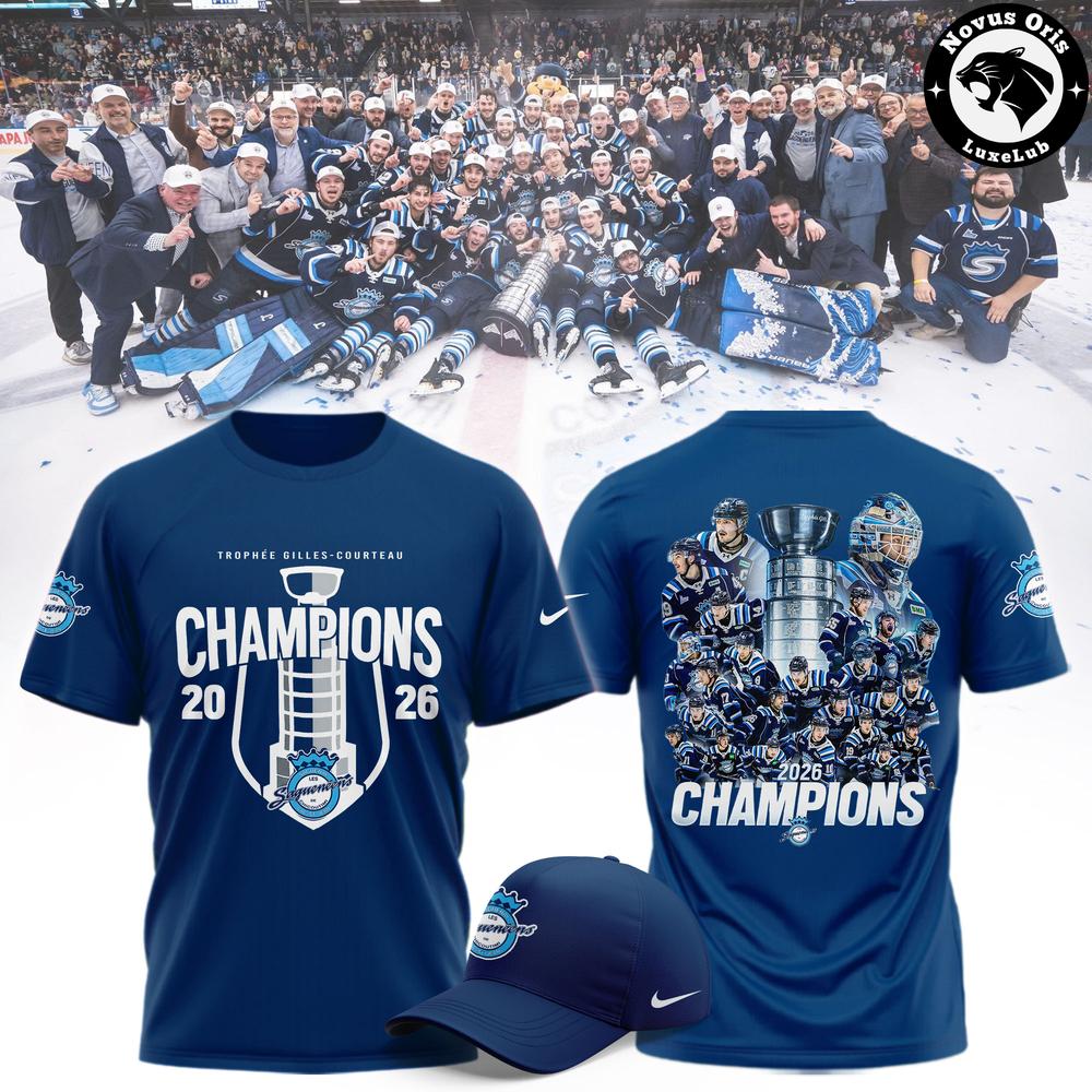 Chicoutimi Sagueneens 2026 QMJHL Champions T-Shirt