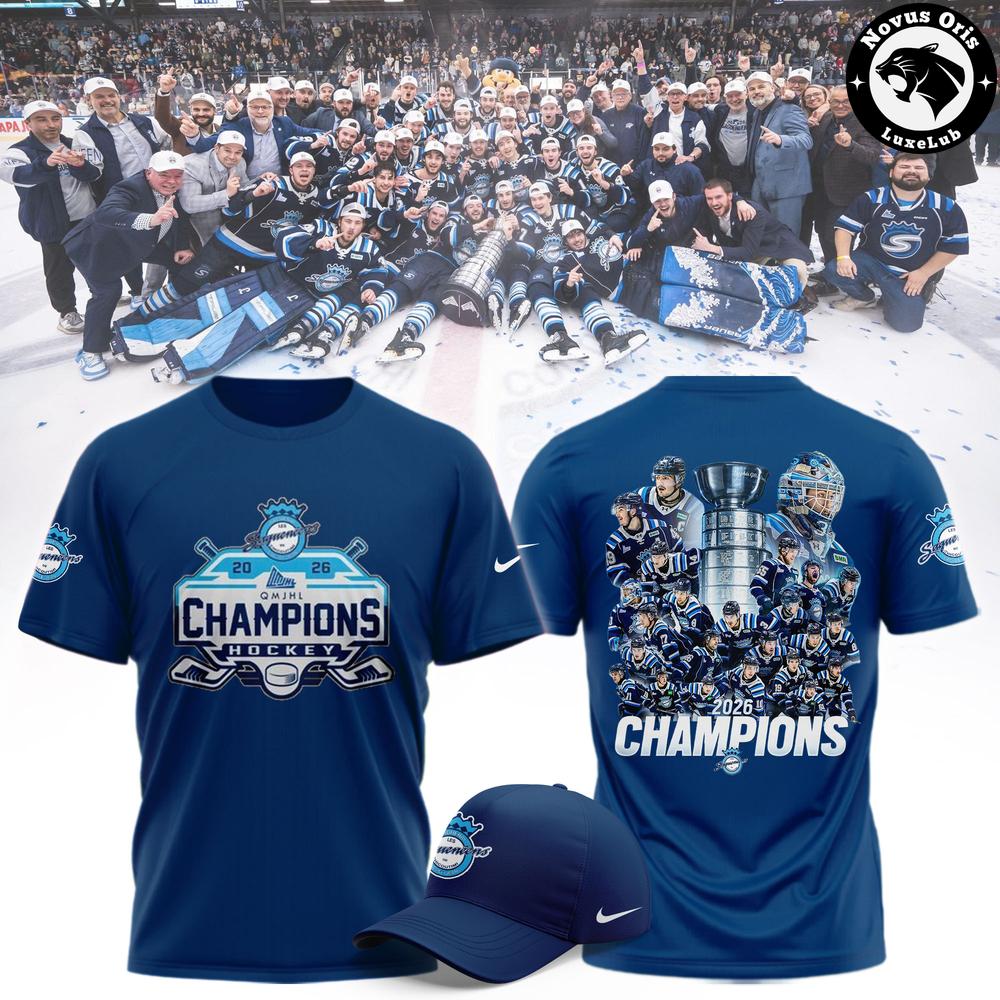 Chicoutimi Sagueneens 2026 QMJHL Champions T-Shirt