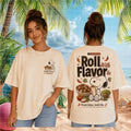 Chipotle Snoopy Roll With The Flavor Mexican Food Vintage Retro Bowl Burrito Lovers Women Shirt - Limotees LLC