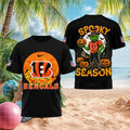 Cincinnati Bengals Grinch Spooky Season Halloween Shirt