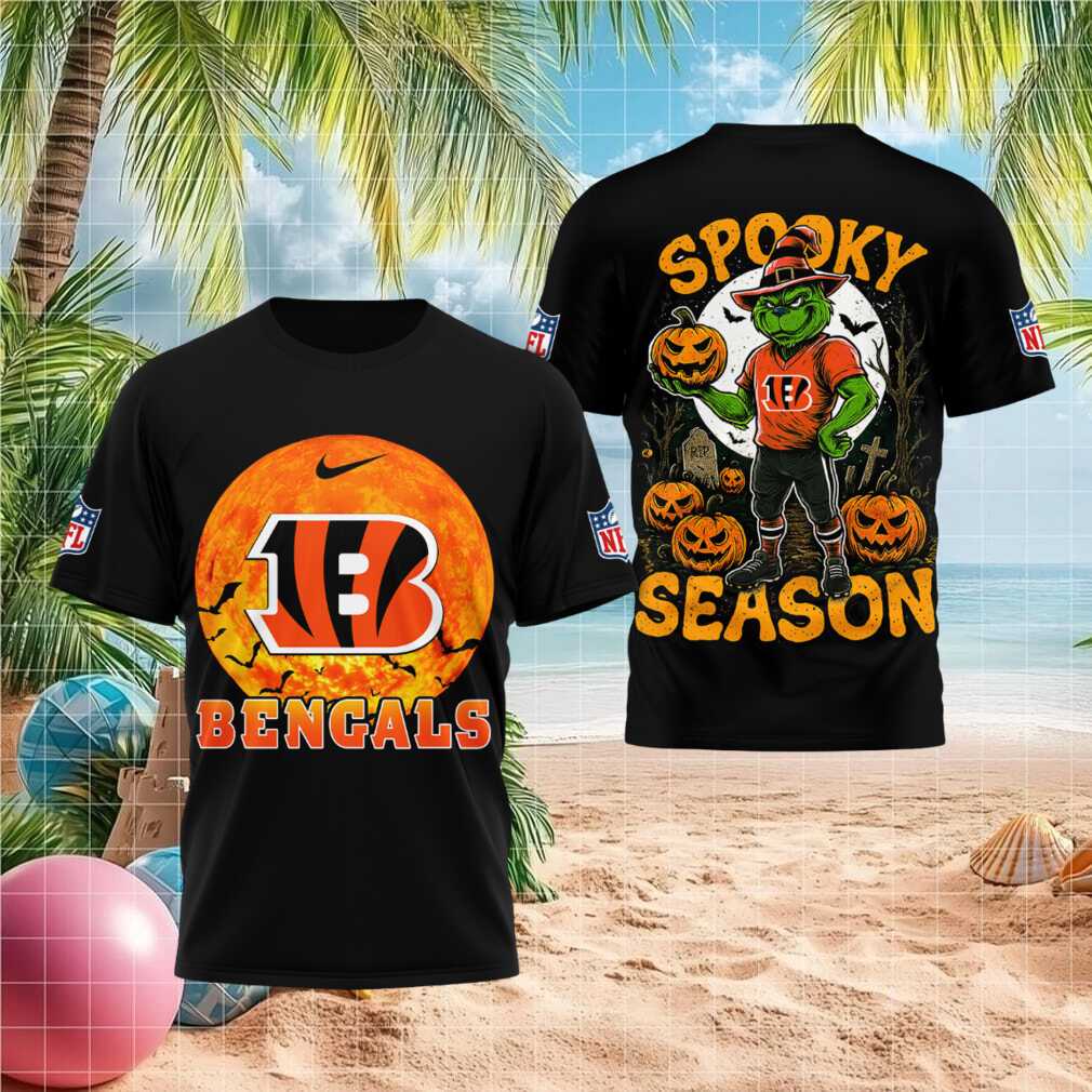 Cincinnati Bengals Grinch Spooky Season Halloween Shirt